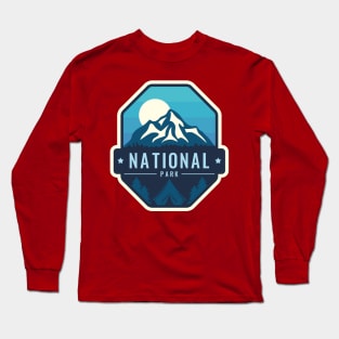 national mountains by trumpkins design Long Sleeve T-Shirt